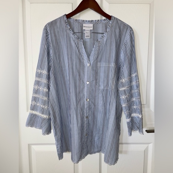 Alfred Dunner Tops - Alfred Dunner top size L 100% Cotton